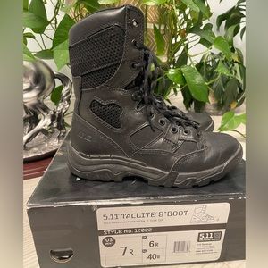 5.11, Taclite 8”, Side Zip Boot, Black, 7 M (US)